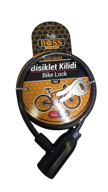 BOSS BİSİKLET KİLİDİ 7mmX65cm